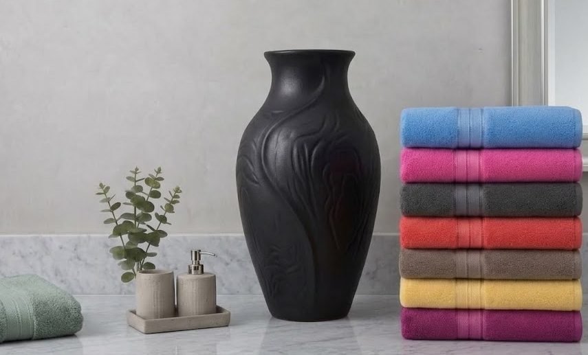 Terry towels in several colours